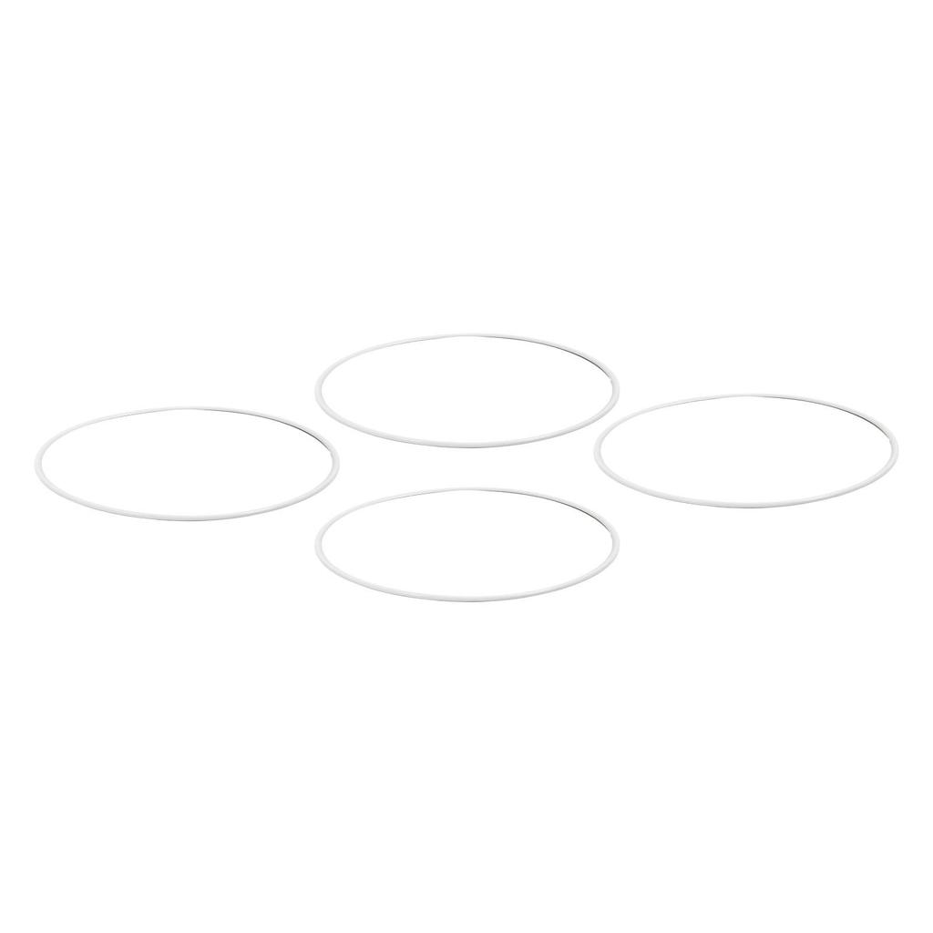 4Pcs 20 Inch Wheel Rim Protector Ring ABS Scratch Resistant Elegant Look Self Adhesive Wheel Rim Guard Trim Ring for