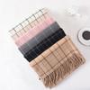 Imitation Cashmere Plaid Scarf Women's Autumn and Winter 2025 New High-end Versatile Winter Neck Protection and Warm Scarf