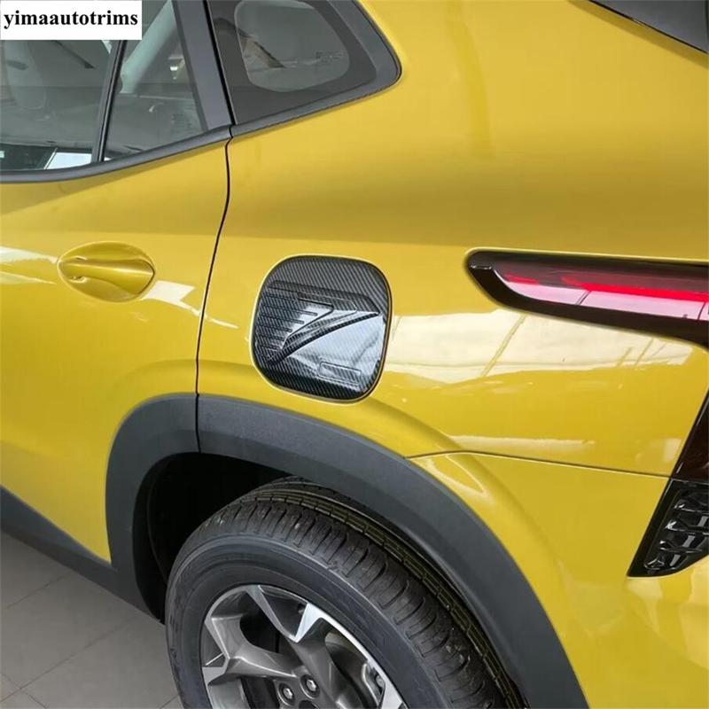 Rearview Mirror Cap / Handle Bowl / Fuel Tank Oil Cover Trim Carbon Fiber Accessories Exterior Fit For Chevrolet Trax 2024
