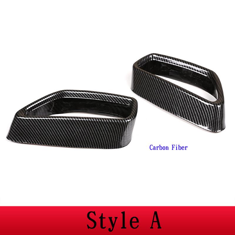 Для BMW 5 серии 6 серии GT G30 G38 G32 2018-21 нержавеющая сталь автомобиля хвост горло выхлопная труба украшения крышка наклейка автомобиля