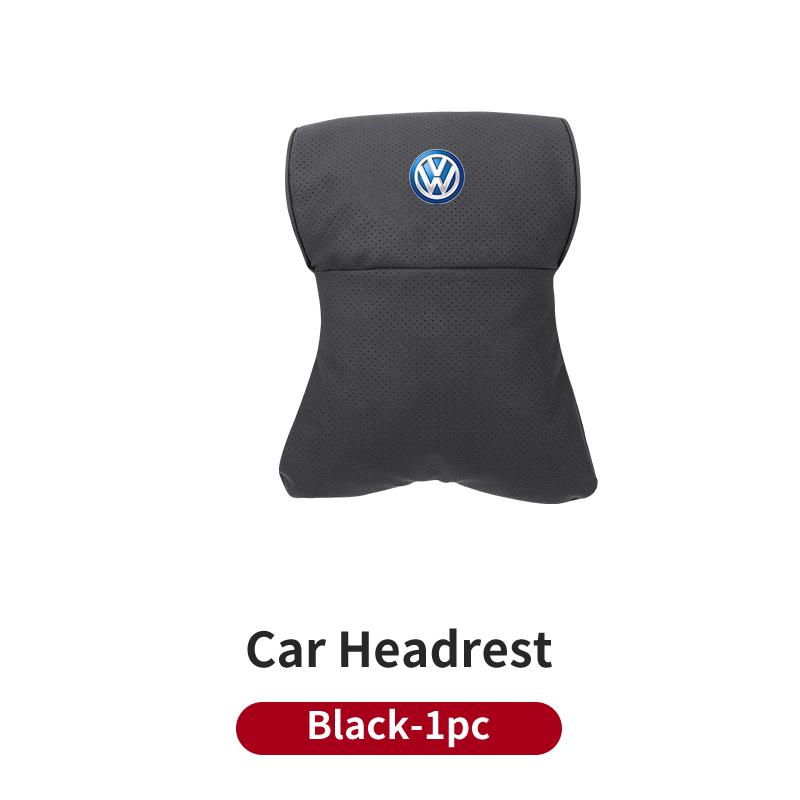YNEPB1 Car Seat Headrest Neck Pillow Neck Support Protection Cushion For Volkswagen VW Passat Golf Tiguan Scirocco Jetta T-ROC Touareg