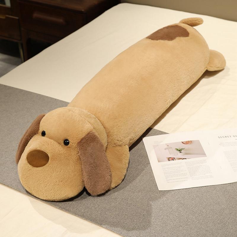 Подушка-игрушка в виде собаки, плюшевая кукла, большая кукла-собака, милая детская успокаивающая тряпичная кукла, подарок для девочки