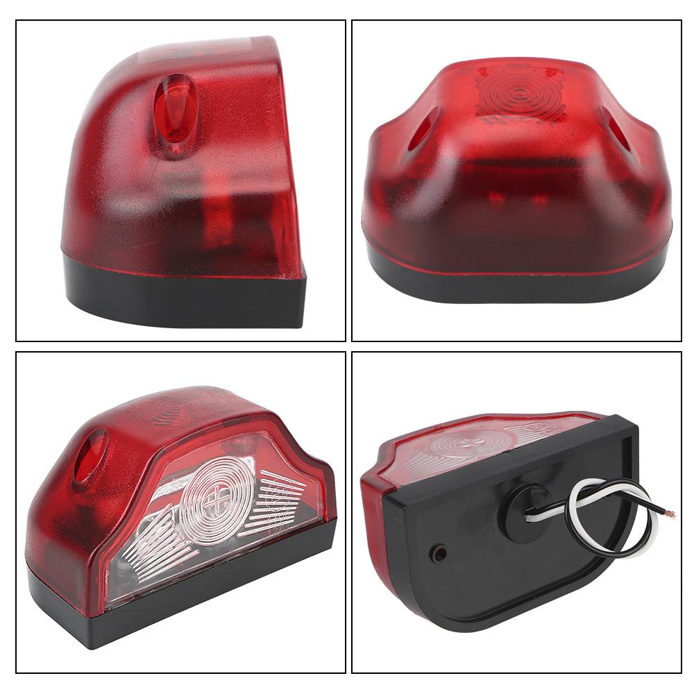 3 светодиодные номерные лампы, водонепроницаемые E9 для грузовых автомобилей с прицепом, белый свет 12 В-24 В, освещение номерного знака автомобиля