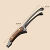 Stainless Steel Solid Wood Handle Steak Tong Multifunctional Extended Handle Barbecue Clip Public Food Clip Kitchen Utensils