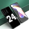 Чехол для телефона с футбольным баскетбольным номером для Xiaomi Mi A2 8 9 SE Note 10 10T 11 12 Lite 9T 11T 12S 12T Pro A3 6X 12X, черный чехол