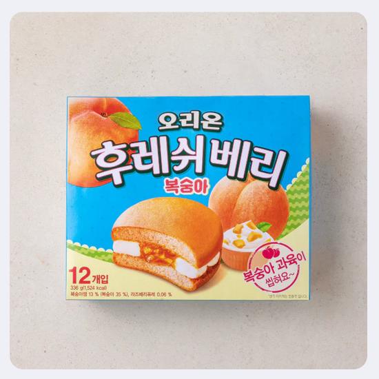 Orion Fresh Berry 5 Flavor, 12ea In 1 Box, 336g / Korean Sweets, Korean pie, Kfood, Authentic Korean Food