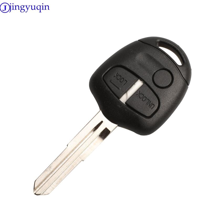jingyuqin New 10PS Remote Car Key Shell Case Fob For Mitsubishi Pajero Sport Outlander Grandis ASX MIT11/MIT8 Blade