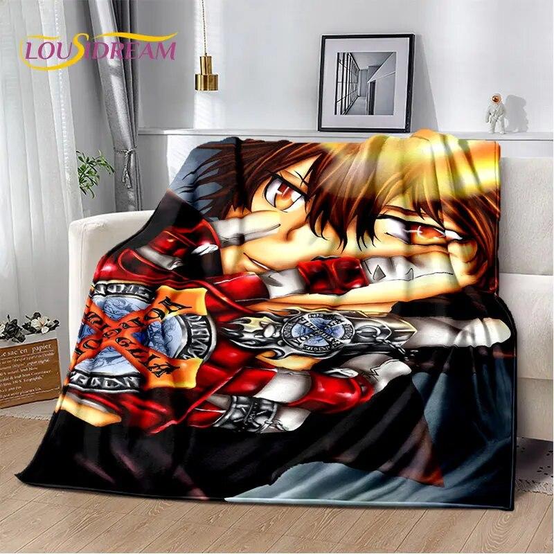 Мягкое плюшевое одеяло с героями аниме Hitman Reborn, фланелевое одеяло, одеяло для гостиной, спальни, кровати, дивана, чехол для пикника, детское одеяло