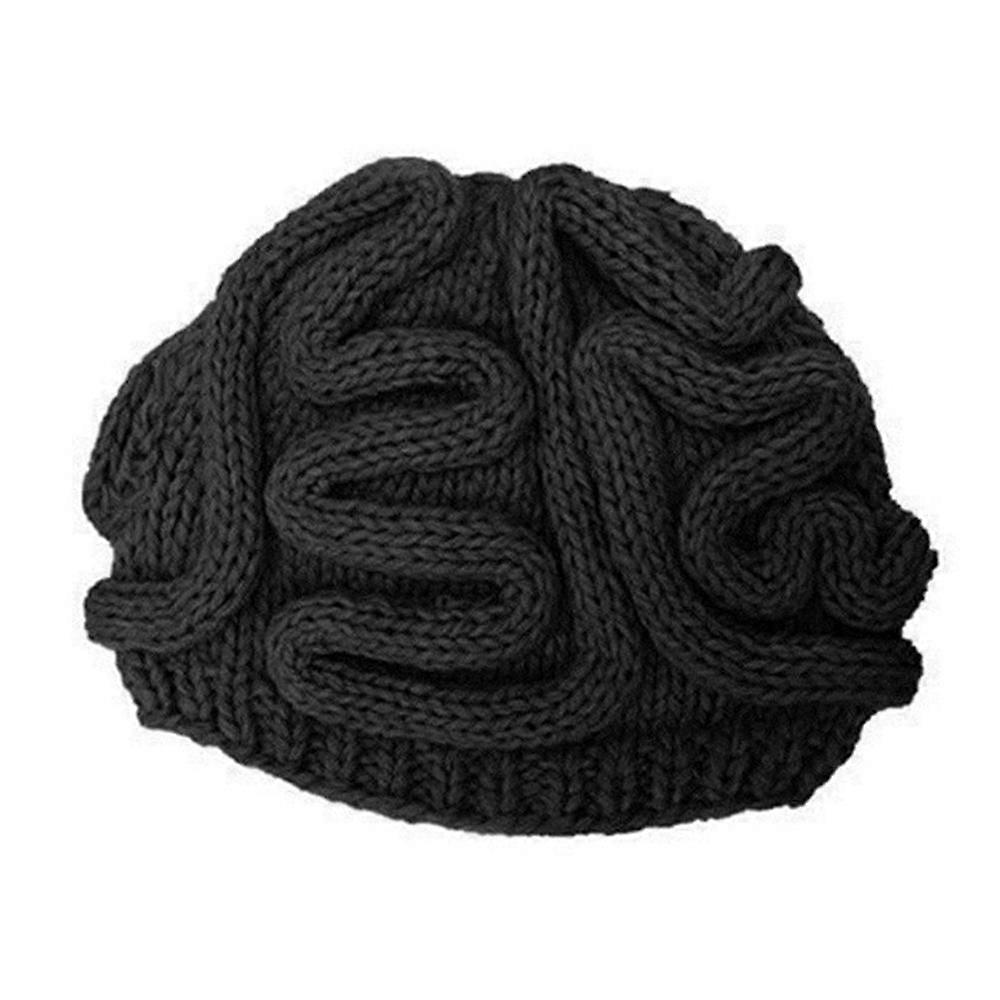 Men's Brain Shaped Hand Knitted Wool Hat