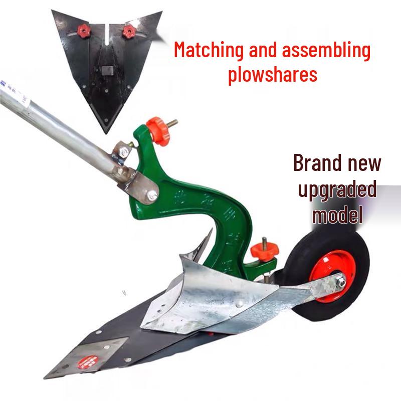 Rural Helper: Hand-Pulled Ditching and Tilling Plow for Single-Person Use