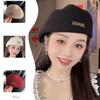Spring and Summer Thin British Retro Painter Hat Beret Women's Trendy Korean Version Versatile Breathable Face-showing Small Pumpkin Hat