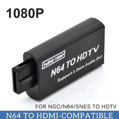 Игровой адаптер-конвертер 1080P N64 в HDMI, кабель-адаптер Plug And Play HD для аксессуаров Nintendo 64/NGC/SNES