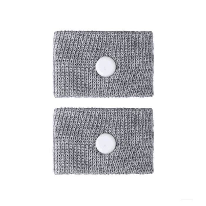 Motion Sickness Anti-nausea Bracelet Car Van Airplane Sea Travel Sickness Bracelet Strap~Silver VR22202241