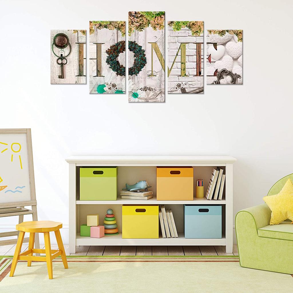 5 шт. Nordic Forever Love for Family Cuadros Картины Настенное искусство Домашний декор Холст Картины Постеры Украшения Аксессуары Без рамки