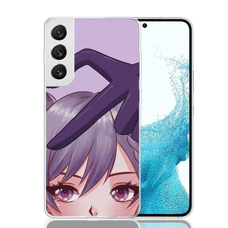 Genshin Love Walnut Phone Case For Samsung Galaxy S25 S24 S23 S22 S21 FE S20 Ultra S10 Plus Art Customized Coque Capa S24 S23 S2