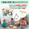 SALUDABLE Wood Block Guiro Triangle Musical Instrument Percussion Ethnic Set