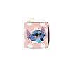  Stitch PU Leather Short Zip Wallet Cute Cartoon Coin Purse Card Holder ID Case for Students Women Blue 6pcs