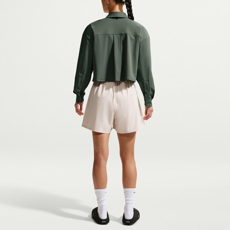 Nike 24.7 Shirts Women's Green Lapel Moderate IR8704-303