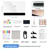 Rechargeable Luminous Acrylic Graffiti Drawing Board - Erasable Artboard for Birthday & Christmas Gifts