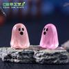 Creative Luminous Ghost Cute DIY Ornament Hanging Accessories Mini Micro Landscape Halloween Ornament