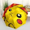 1pc Angry Pikachu Durable Cartoon Folding Umbrella, Portable Compact Umbrella for Men and Women G003