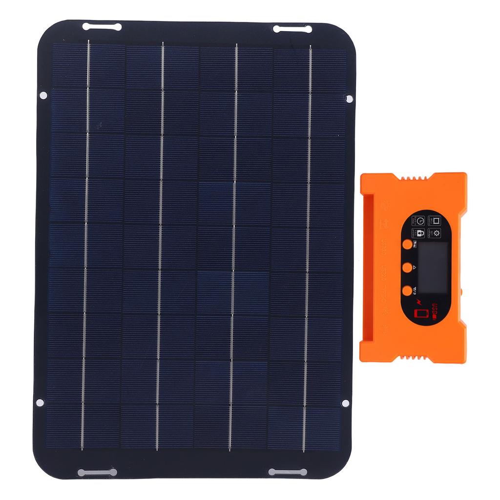 12W 18V Solar Panel Kit IP65 Water Proof Solar Panel Battery Charger Maintainer with Controller for