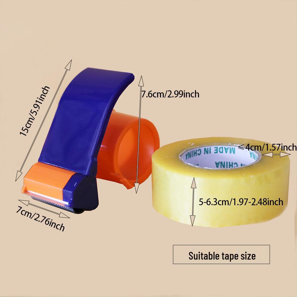 Large Handheld Adhesive Tape Dispenser for Carton Sealing