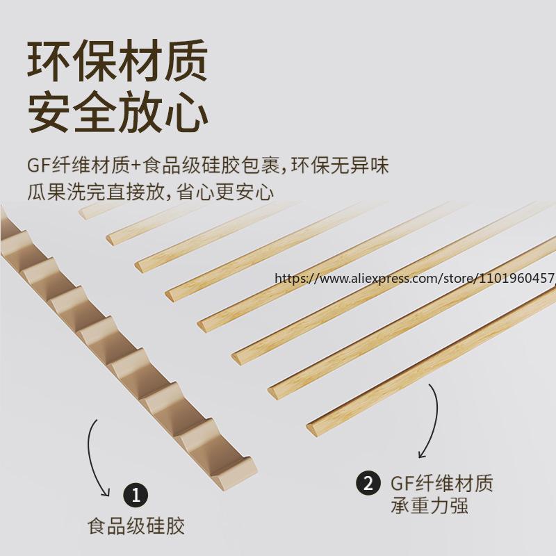 Складная кухонная сушилка для посуды из нержавеющей стали, выдвижная сворачивающаяся стойка для тарелок, мисок, корзина для сушки