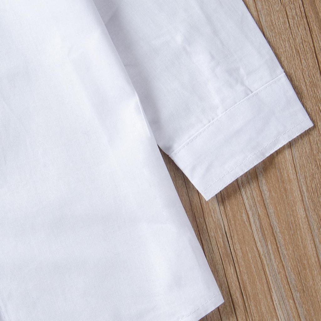 Toddler Kid Boy Tops Shirt Waistcoat Tie Pants Formal Suit Outfit Clothes Set