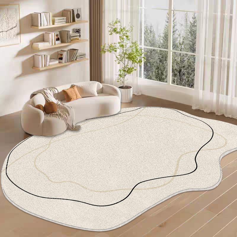 Nordic Irregular Carpet Спальня Прикроватный ковер Впитывающий Грязеотталкивающий Противоскользящий Гостиная Ковер