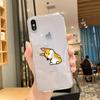 Милый чехол для телефона с рисунком собаки корги для iPhone 11 12 Mini 13 14 15 Pro XS Max X Plus SE XR, прозрачный чехол