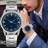 Men's Business Casual Stainless Steel Mesh Belt Watch Simple Dial Quartz Watch