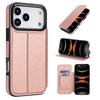 Чехол-книжка iPhone 17 Pro Max Jazz Flip с карманом для карт - Модный с полной защитой