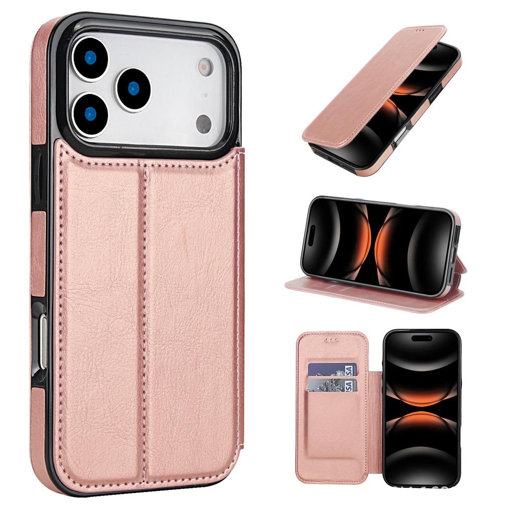 Чехол-книжка iPhone 17 Pro Max Jazz Flip с карманом для карт - Модный с полной защитой