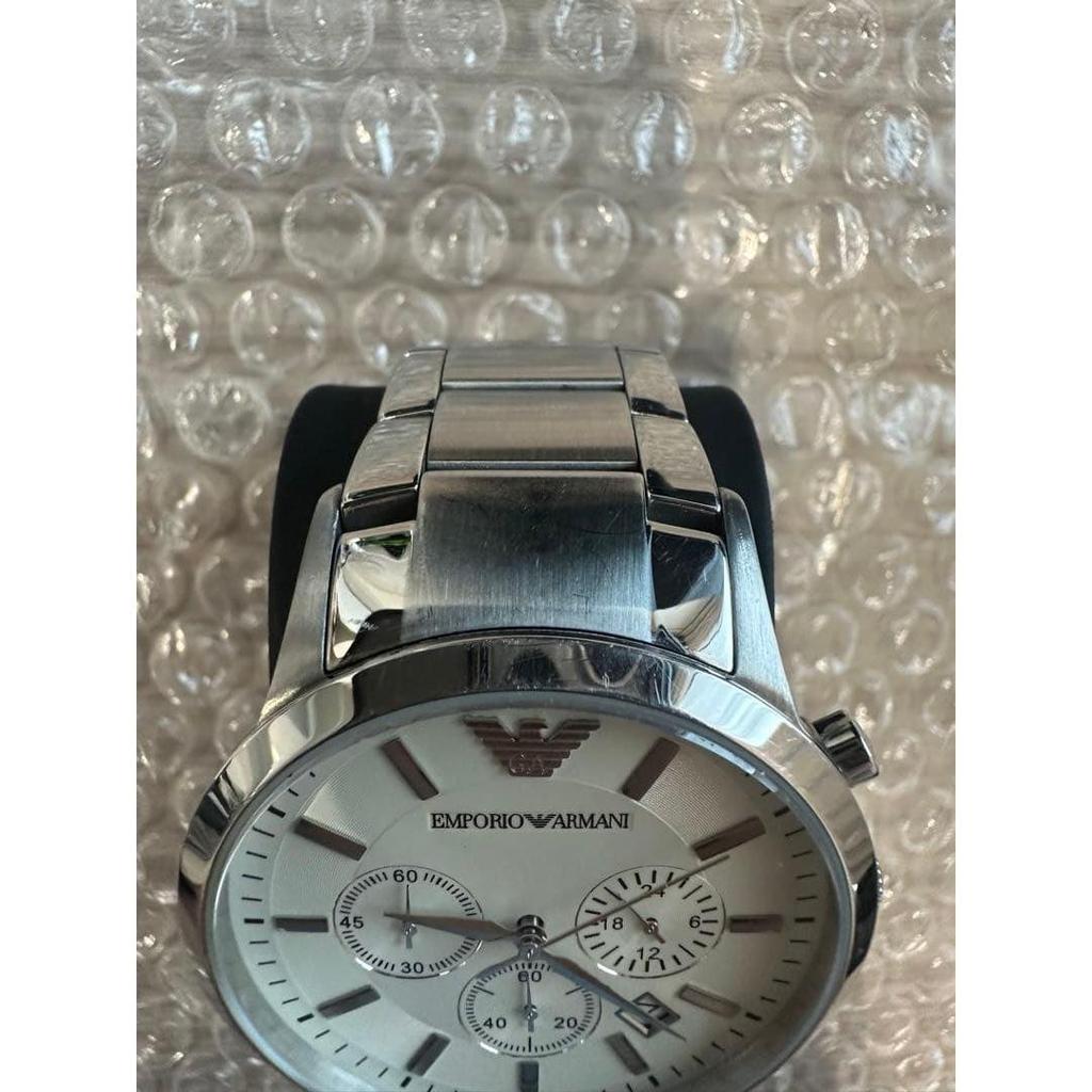 Подержанные часы EMPORIO ARMANI AR-2458 нержавеющая сталь белый