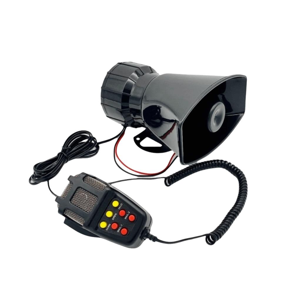 Megaphone Car Speaker Horn 12V Loadspeaker Set Car Warning Alarm For Motorcycle Car Truck SUV Boat