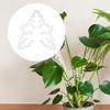 Plant Support Stakes Monstera Shaped Plant Stand, Acrylic Flower Shape Plant Growth Accessories for Indoor Outdoor Plants