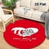 Lisa Larson Round Area Rug Carpet Rug For Living Room Bedroom Sofa Playroom Decor Nonslip Floor Mat