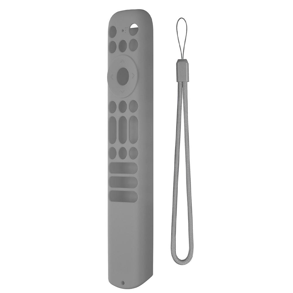 Silicone Cover with Lanyard for TCL RC813 FMB1/RC902V FMR1/RC923 Voice Remote Protective Case Shockproof Television Remote Cover