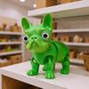 Напечатанный на 3D-принтере бульдог-фиджет, гибкая игрушка-бульдог с подвижными частями, фигурка животного для вечеринки, для взрослых, на Рождество, для комнаты, для витрины, для декора стола