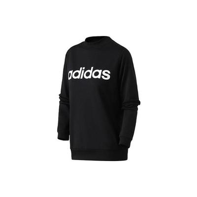 Neo American Retro Printed Sports Casual Pullover Sweatshirt Women Sweatshirt Black DM4141