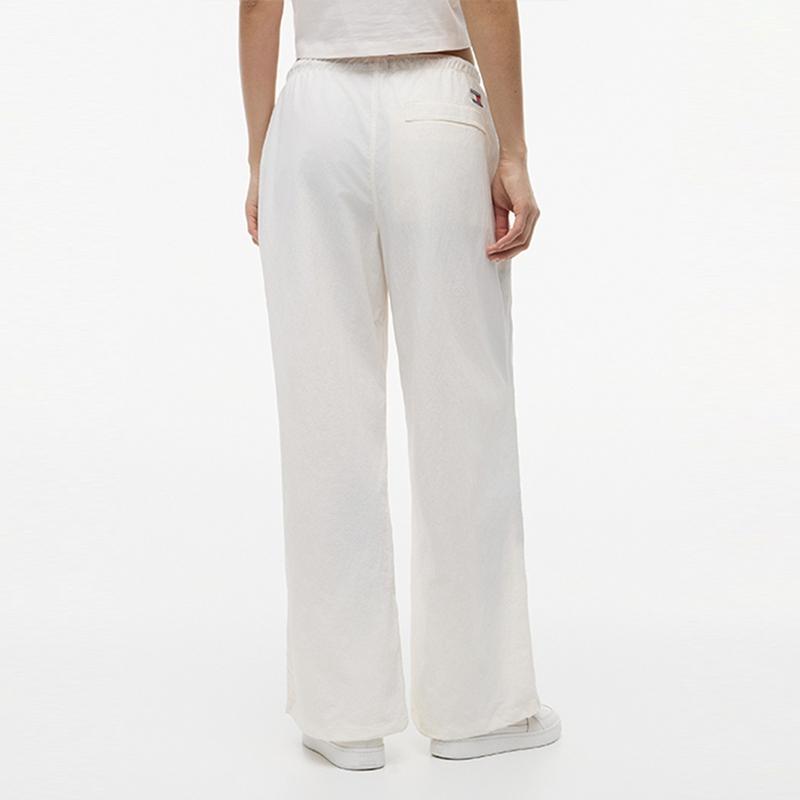 Tommy Hilfiger Модные женские брюки-карго свободного кроя с завязками на низкой талии DW0DW22947