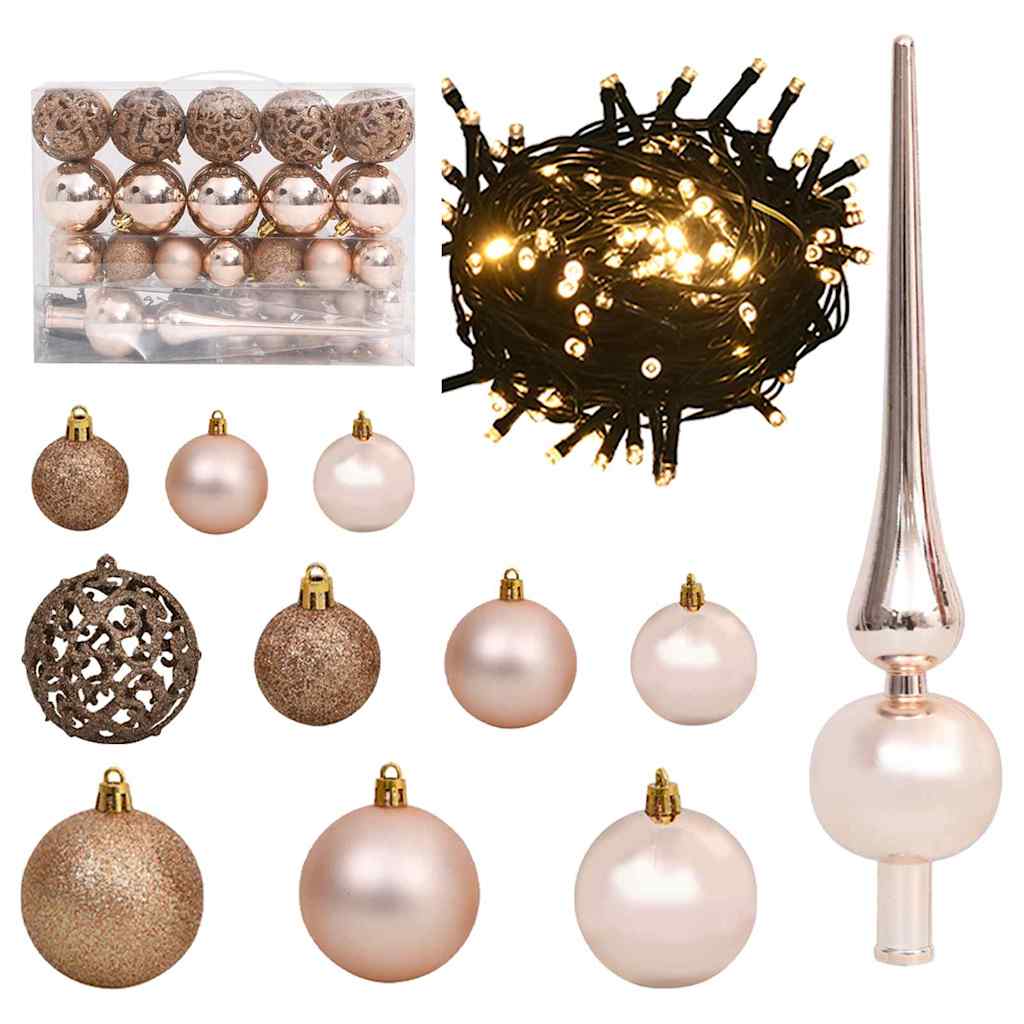 Artificial Slim Christmas Tree in Green and White 150 cm