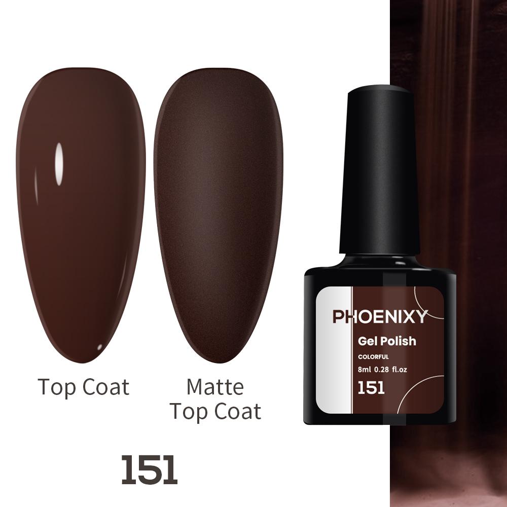 Гель-лак для ногтей PHOENIXY, 8 мл, отмачиваемый гель-лак для дизайна ногтей, маникюрного салона, лампы для ногтей своими руками и украшения домашнего гелевого дизайна ногтей