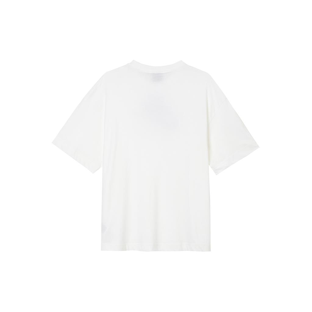 (WMNS) Nike Air Alphabet Logo Printing Sports Round Neck Pullover Short Sleeve White T-Shirt Women's CJ3106-100