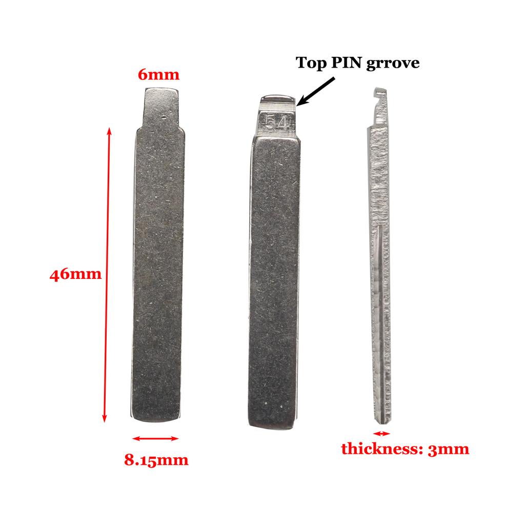 Jingyuqin VA2 HU83 SX9 #17 #53 #54 #58 #72 #73 #83 # 99 #122 для Citroen C4L Triumph для Peugeot 307 207 выкидной ключ для автомобиля