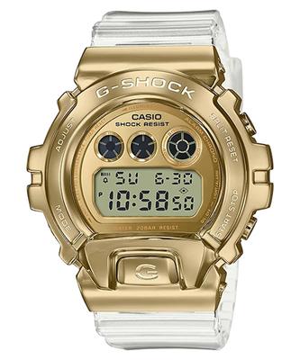 Часы Casio цифровые спортивные металлические скелетонированные прозрачные G-SHOCK G-Shock мужские женские GM-6900SG-9 [Товар]