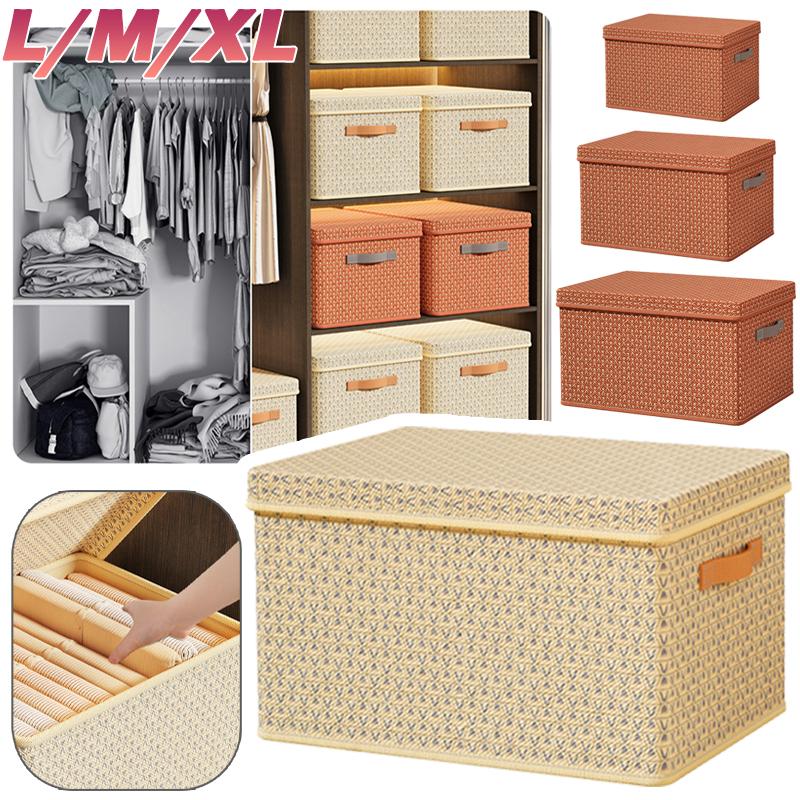 Clothes Bedding Storage Bags Home Quilt Folding Storage Box Organizer Underbed Wardrobe Closet Boxe