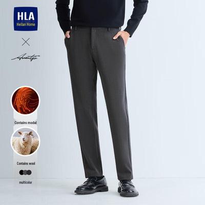 Мужские брюки HLA зауженного кроя в стиле business casual
