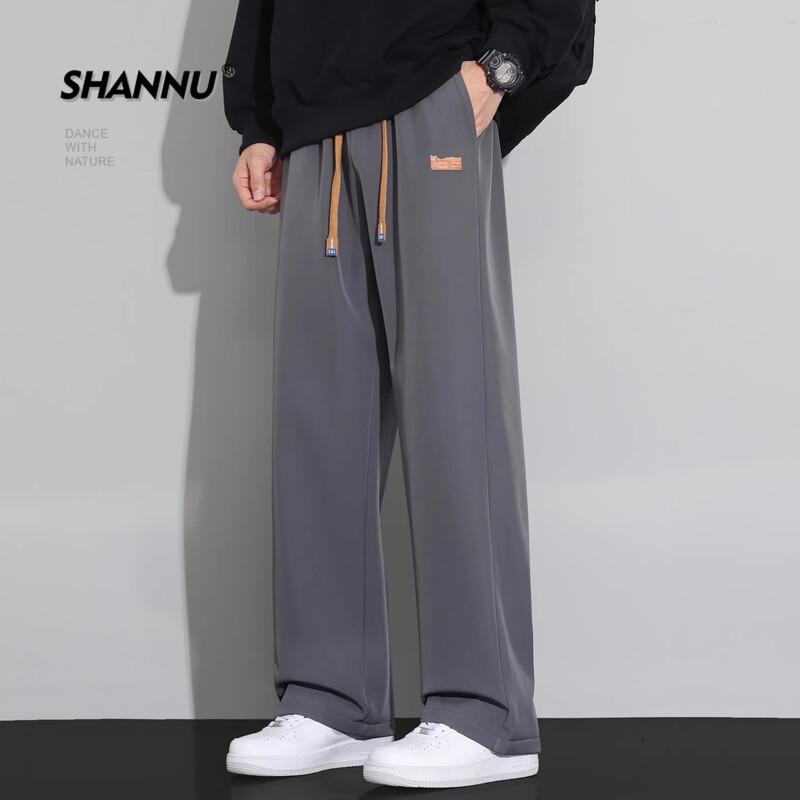 Мужские прямые повседневные спортивные брюки SHANNU